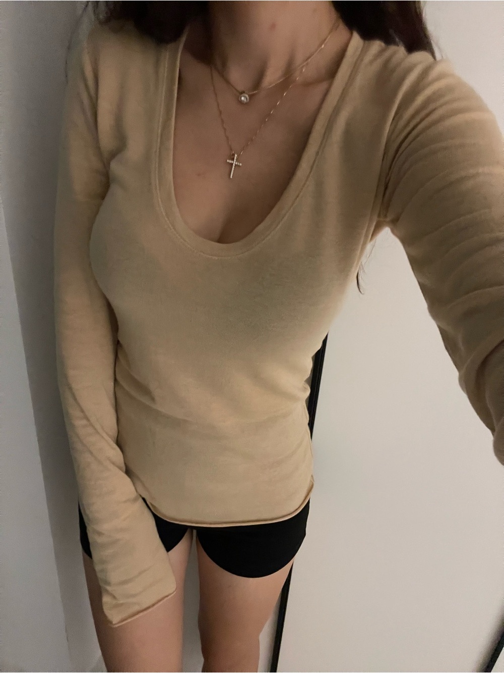 Zara Tan long sleeve top